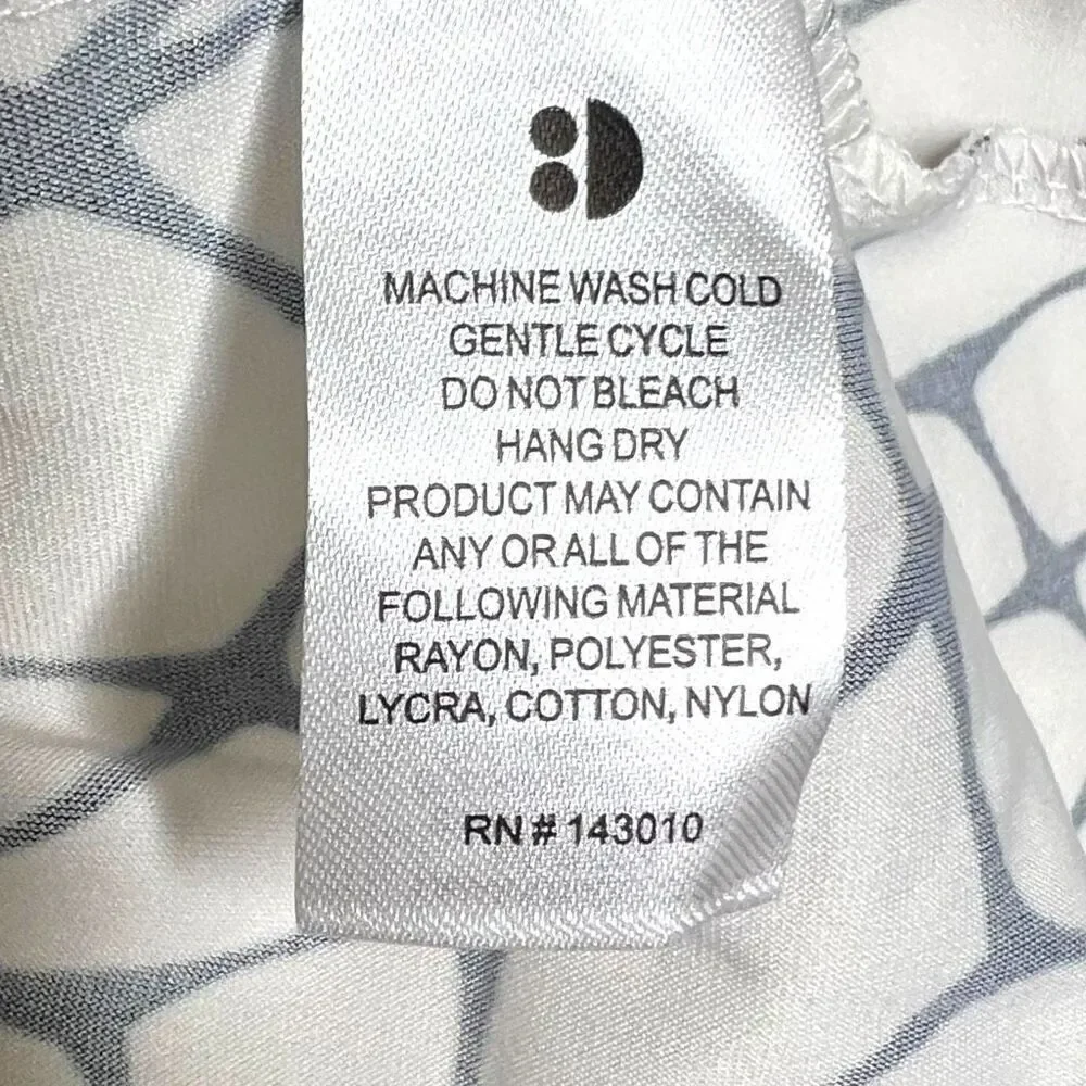 NEW Dot Dot Smile Retro Abstract Mossaic Black White Cap Sleeve Dress 2T